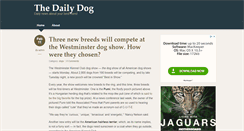 Desktop Screenshot of dailydog.com